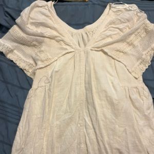 White old navy mini dress